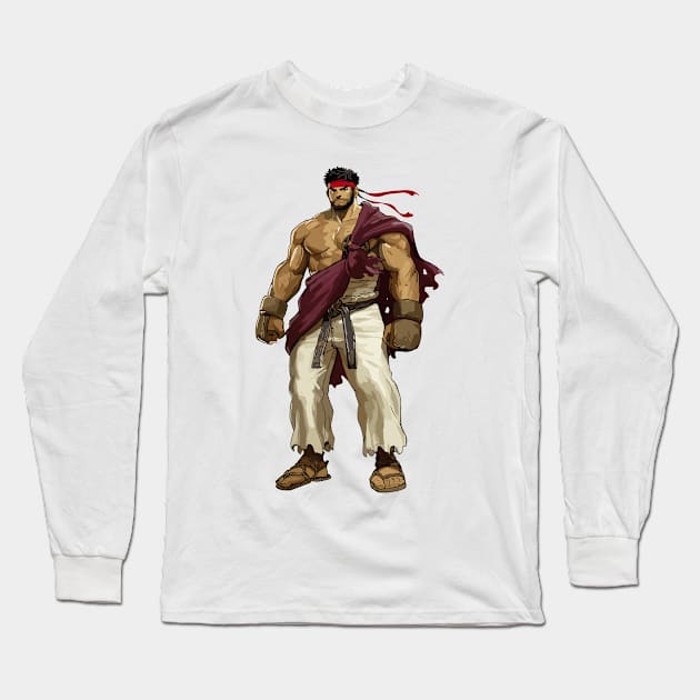 Ryu - Street Fighter 6 Long Sleeve T-Shirt by peculiarbutcute